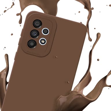 Samsung Galaxy A72 4G / 5G Skal Fodral Case (Brun)