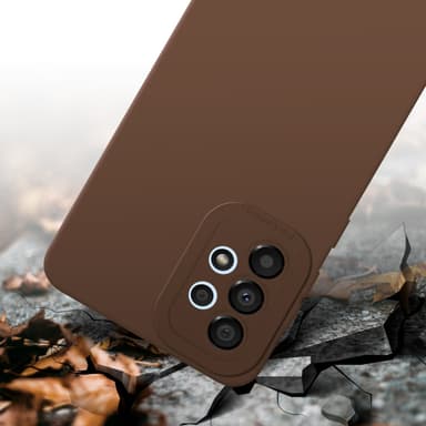 Samsung Galaxy A72 4G / 5G Skal Fodral Case (Brun)