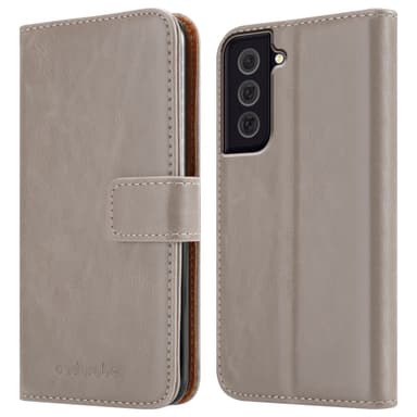 Samsung Galaxy S22 Plånboksfodral Skal (Brun)