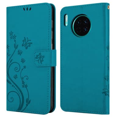 Huawei MATE 30 Plånboksfodral Skal (Blå)