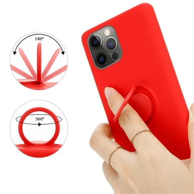 Skal iPhone 12 PRO MAX Fodral Case (Röd)