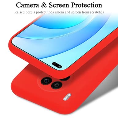 Honor 50 LITE Skal Fodral Case (Röd)