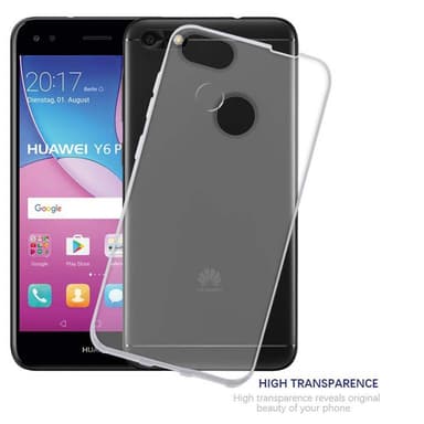 Huawei Y6 PRO 2017 Skal Fodral Case (Transparent)