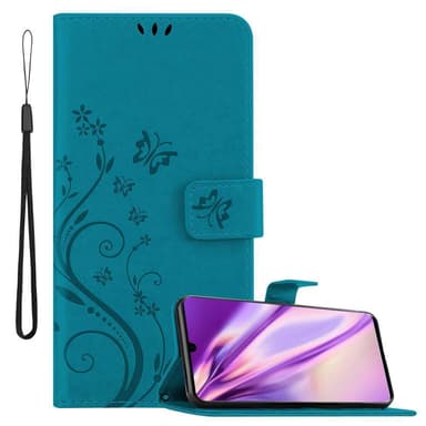 Huawei P30 PRO Plånboksfodral Skal (Blå)