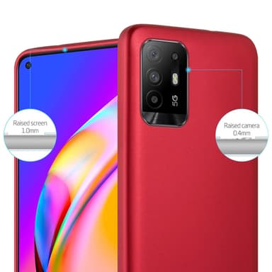 Skal Oppo A94 5G Fodral Case (Röd)