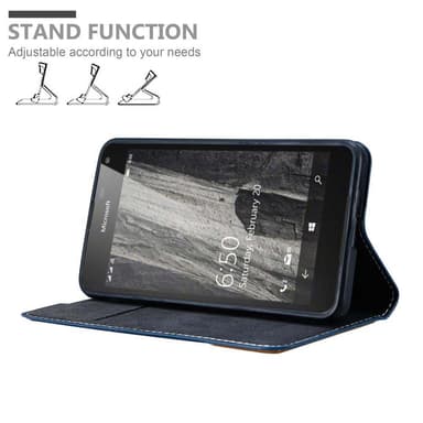 Nokia Lumia 650 Skal Fodral Case (Blå)