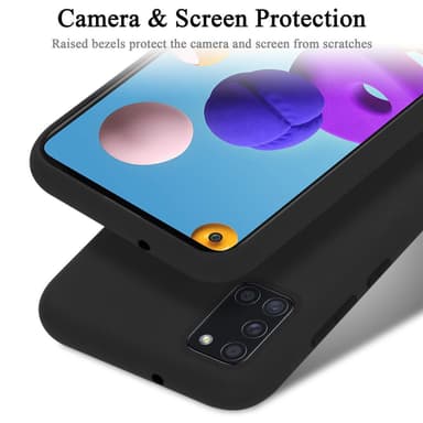 Samsung Galaxy A21s Skal Fodral Case (Svart)