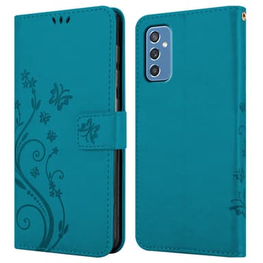 Samsung Galaxy M52 5G Plånboksfodral Skal (Blå)