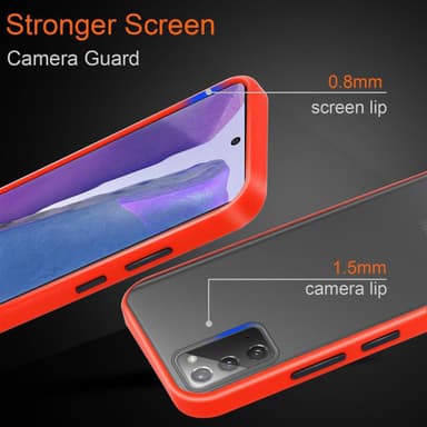 Samsung Galaxy NOTE 20 Skal Fodral Case (Transparent)