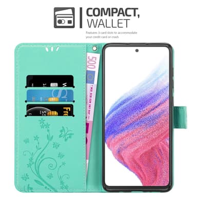 Samsung Galaxy A53 5G Plånboksfodral Skal (Turkos)