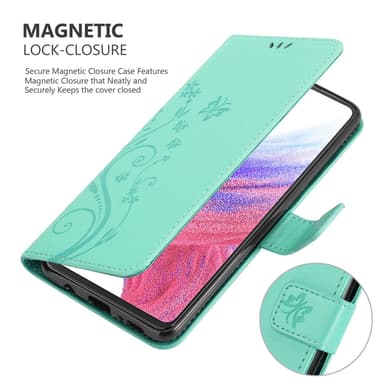 Samsung Galaxy A53 5G Plånboksfodral Skal (Turkos)