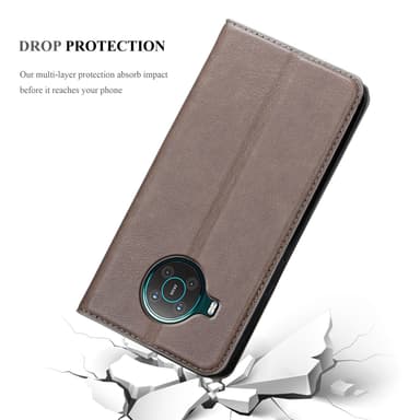 Nokia X10 / X20 Skal Fodral Case (Brun)