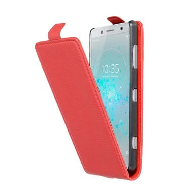 Sony Xperia XZ2 COMPACT Flipfodral Skal (Röd)