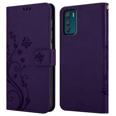 Motorola MOTO G42 Plånboksfodral Skal (Lila)