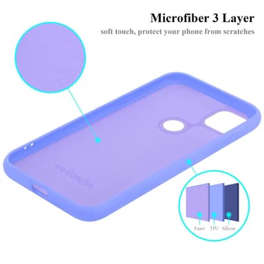 Google PIXEL 4A 5G Skal Fodral Case (Lila)