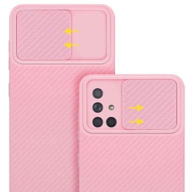 Skal Samsung Galaxy A71 4G Fodral Case (Rosa)