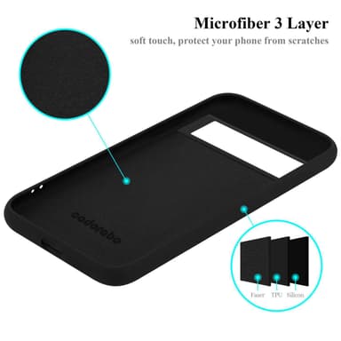 Google PIXEL 6 PRO Skal Fodral Case (Svart)