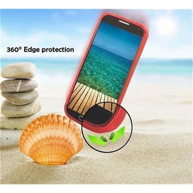 Skal Samsung Galaxy S6 Fodral Case (Röd)