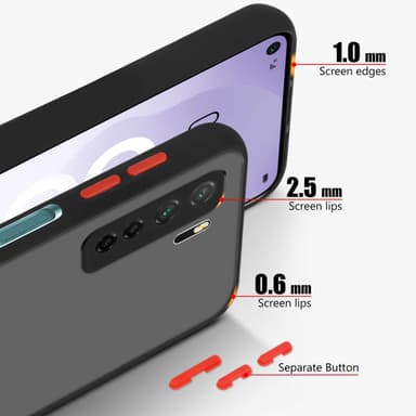 Huawei P40 LITE 5G / NOVA 7 SE Skal Fodral Case (Svart)