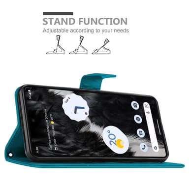 iPhone 15 PLUS Plånboksfodral Skal (Lila)