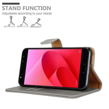 Asus ZenFone 4 Selfie PRO Plånboksfodral Skal (Brun)
