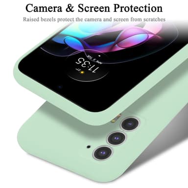 Motorola EDGE 20 Skal Fodral Case (Grön)