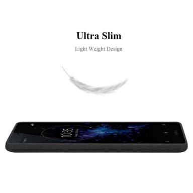 Skal Sony Xperia XZ2 COMPACT Fodral Case (Svart)