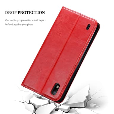 ZTE Blade A7 2019 Skal Fodral Case (Röd)