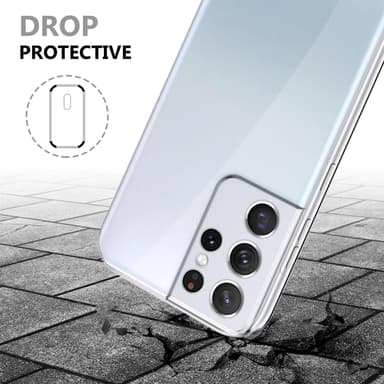 Skal Samsung Galaxy S21 ULTRA Fodral Case (Transparent)