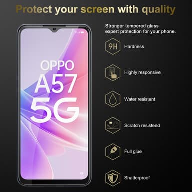 Oppo A57 5G / A77 5G / Realme V23 Skyddsglas Skyddsfilm