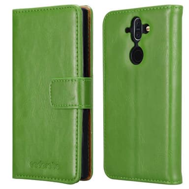 Nokia 8 Sirocco Plånboksfodral Skal (Grön)