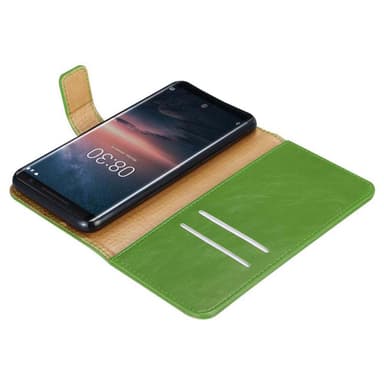 Nokia 8 Sirocco Plånboksfodral Skal (Grön)