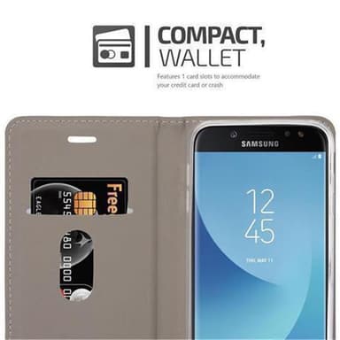 Samsung Galaxy J7 2017 Plånboksfodral Skal (Grå)