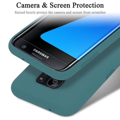 Samsung Galaxy S7 EDGE Skal Fodral Case (Grön)