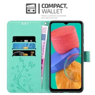 Samsung Galaxy M33 5G Plånboksfodral Skal (Turkos)