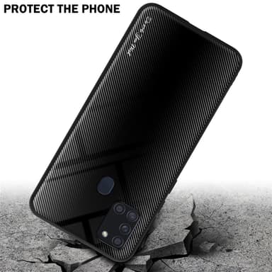 Samsung Galaxy A21s Skal Fodral Case (Svart)