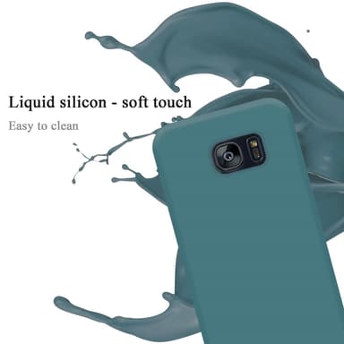 Samsung Galaxy S7 EDGE Skal Fodral Case (Grön)