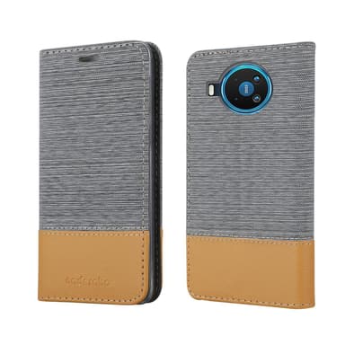 Nokia 8.3 Plånboksfodral Skal (Grå)