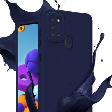 Samsung Galaxy A21s Skal Fodral Case (Blå)
