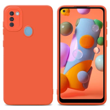 Samsung Galaxy A11 / M11 Skal Fodral Case (Orange)