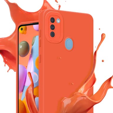 Samsung Galaxy A11 / M11 Skal Fodral Case (Orange)
