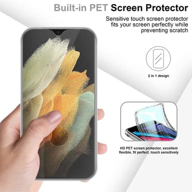 Skal Samsung Galaxy S21 ULTRA Fodral Case (Transparent)