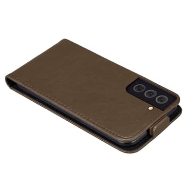 Samsung Galaxy S22 PLUS Flipfodral Skal (Brun)