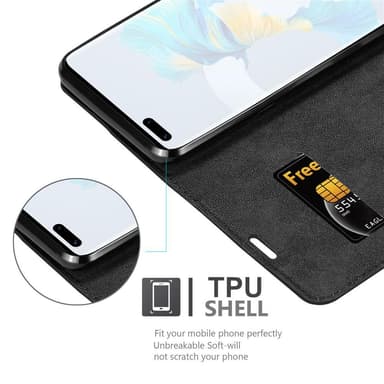 Huawei MATE 40 PRO Skal Fodral Case (Svart)
