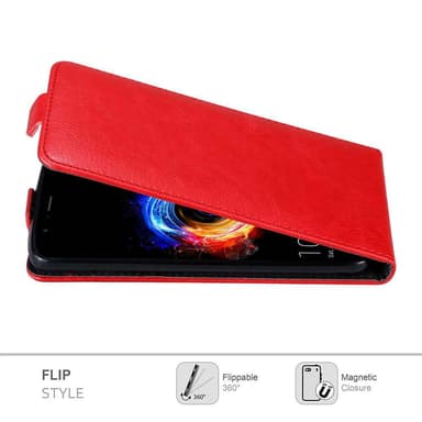 Honor 8 PRO Flipfodral Skal (Röd)
