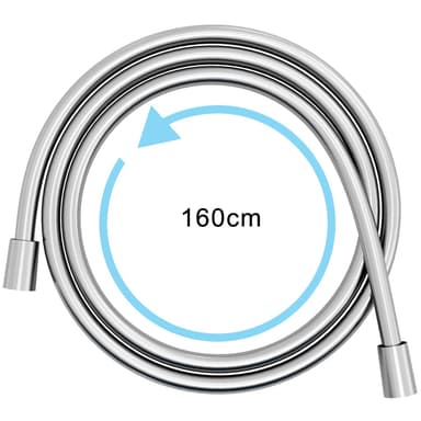 Universell Duschslang 150cm PVC Knutfri duschupplevelse