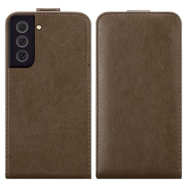 Samsung Galaxy S22 PLUS Flipfodral Skal (Brun)