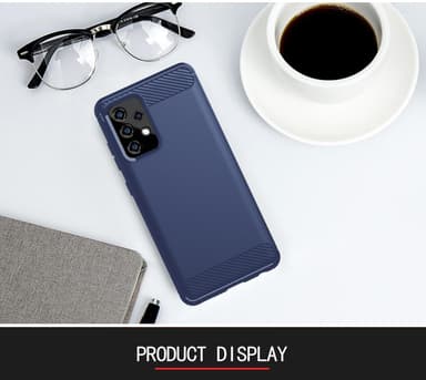 Samsung Galaxy A72 4G / 5G Skal Fodral Case (Blå)