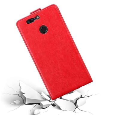 Honor 8 PRO Flipfodral Skal (Röd)