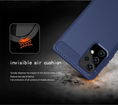 Samsung Galaxy A72 4G / 5G Skal Fodral Case (Blå)